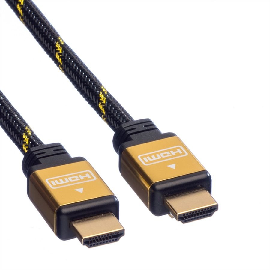 Roline Gold Hdmi High Speed Cable Mit Ethernet, 1,5 M
