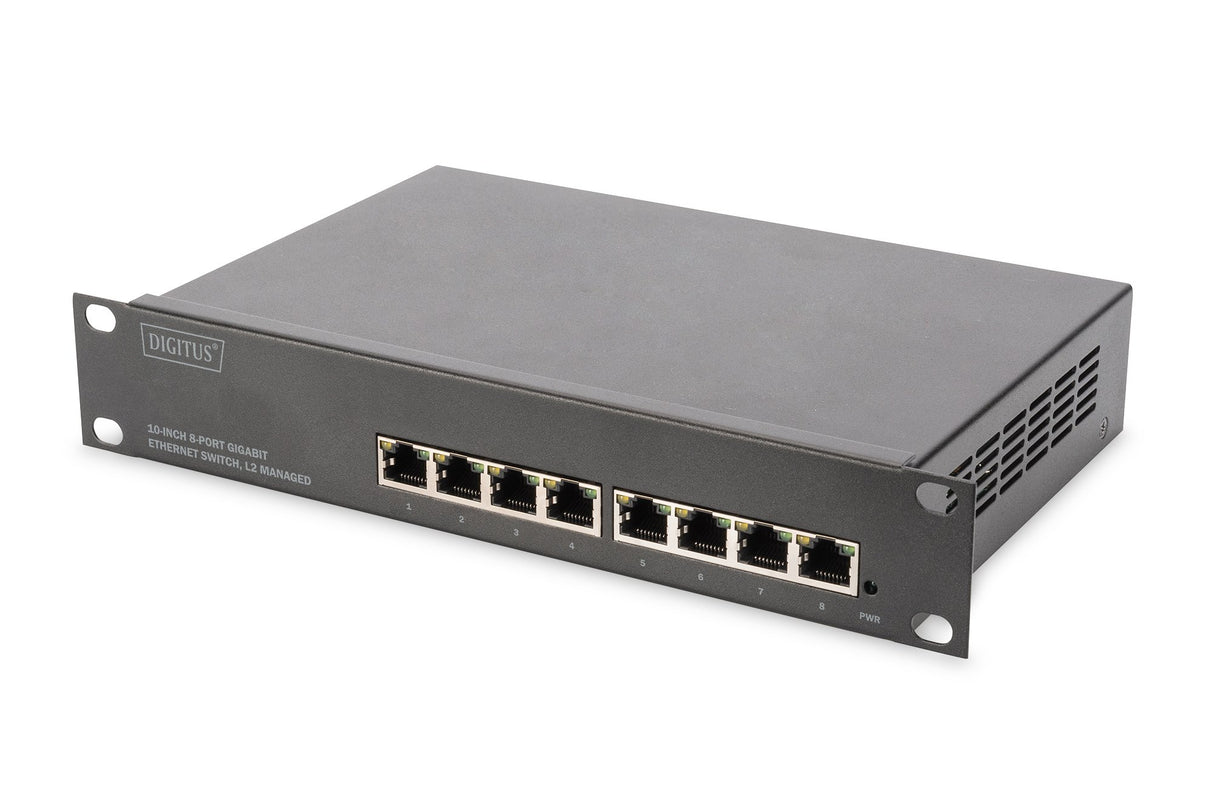 EAN 4016032464358 - Digitus DN-80117 switch L2+ Gigabit Ethernet (10/100/1000) Negro imagen 1