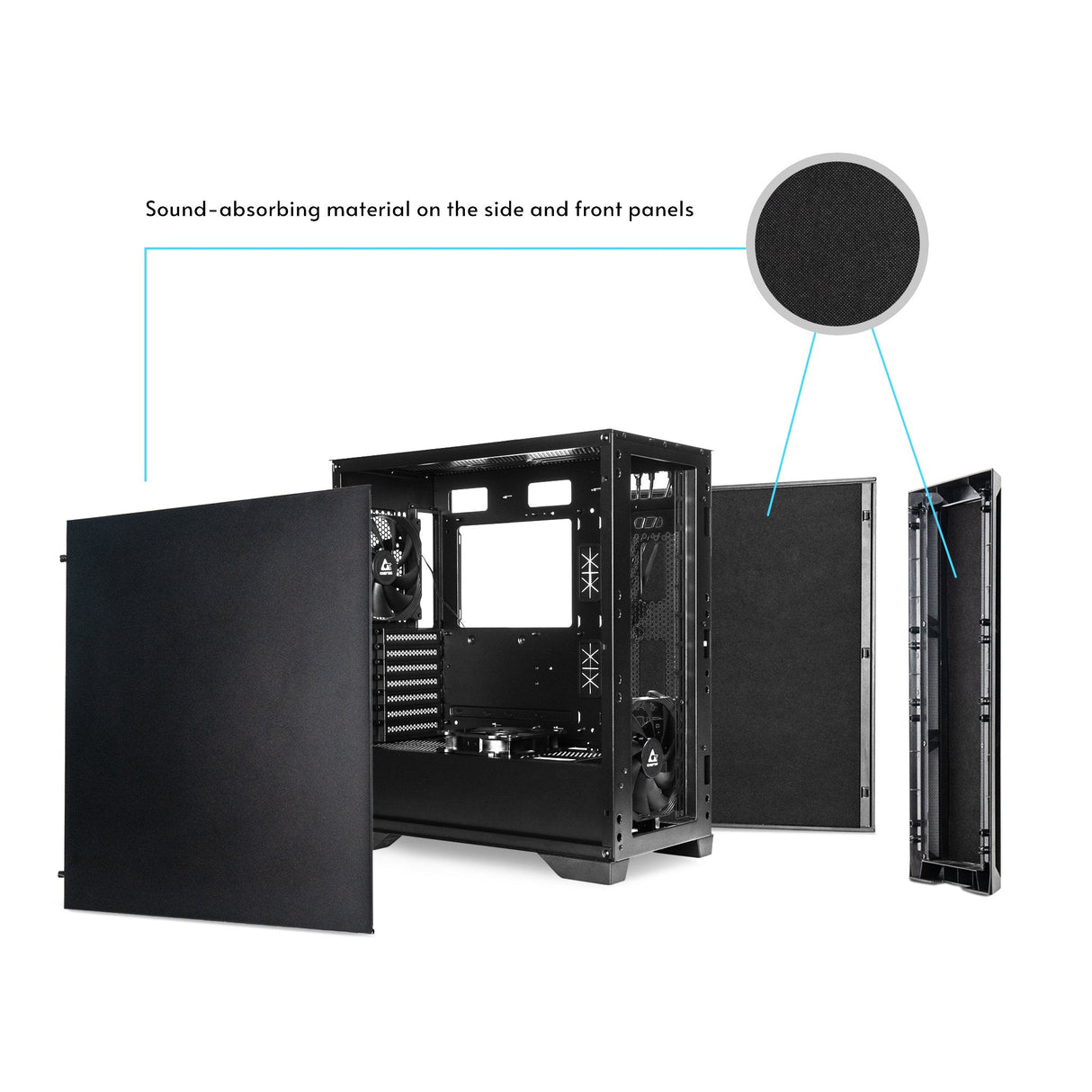 EAN 0753263078643 - Chieftec Midi APEX Series GA-01B-Q-OP Midi Tower imagen 10