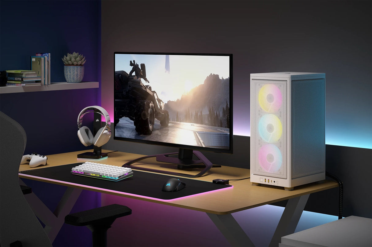 Caja Mini Itx Icue 2000d Rgb Airflow White Corsair