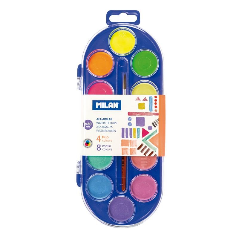 EAN 8411574076599 - Milan 0531512 pintura a base de agua Multi Paleta 12 pieza(s) imagen 1