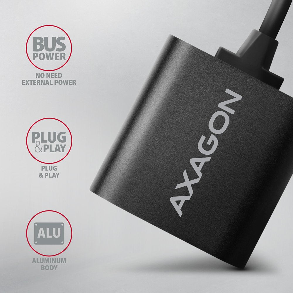EAN 8595247906298 - Axagon ADA-12 USB 2.0 Stereo Audio Mini-Adapter 15 cm Kabellänge - Kabel - Audio/Multimedia 2.0 canales imagen 4