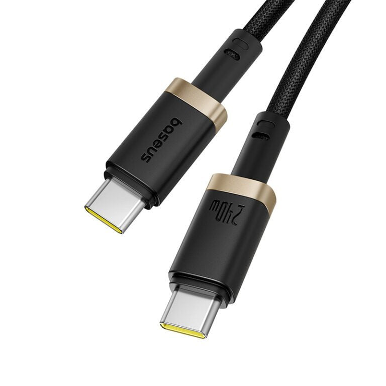 Dura Fast Charging Data Cable Usb-C To Usb-C 240w 1m Gold Black