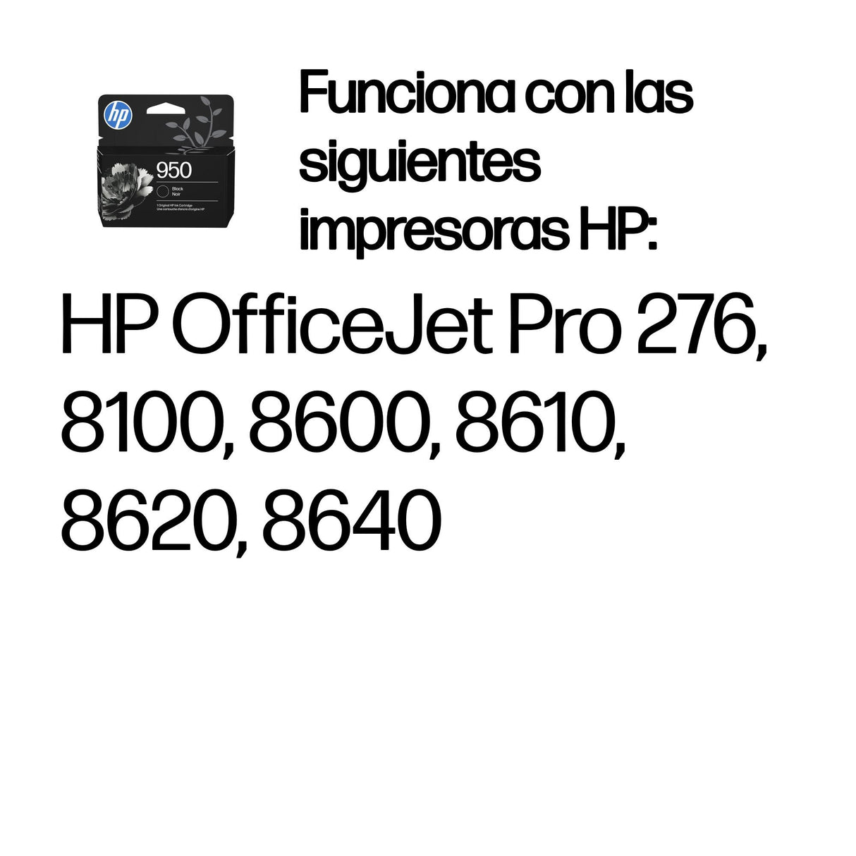 EAN 0886111615148 - HP 950 Black Original Ink Cartridge cartucho de tinta 1 pieza(s) Rendimiento estándar imagen 2