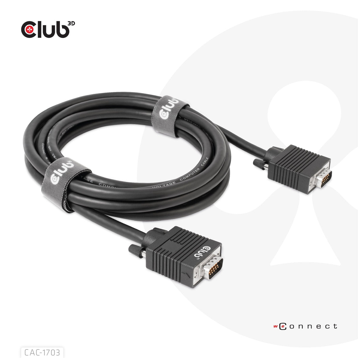 EAN 8719214472184 - CLUB3D CAC-1703 cable VGA 3 m VGA (D-Sub) Negro imagen 6