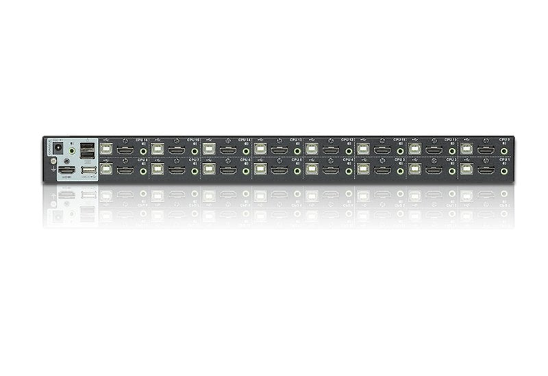 EAN 4719264641602 - ATEN CS17916-AT-G interruptor KVM Negro imagen 2