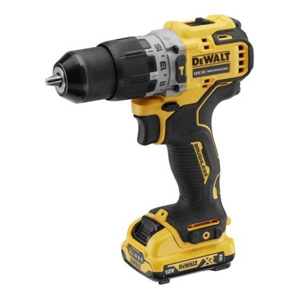 Dewalt Taladro De Impacto Inalámbrico Dcd706d2, 12volt (Amarillo/Negro, 2x Li-Ion Xr Akku 2ah, In T Stak Box) Dcd706d2-Qw