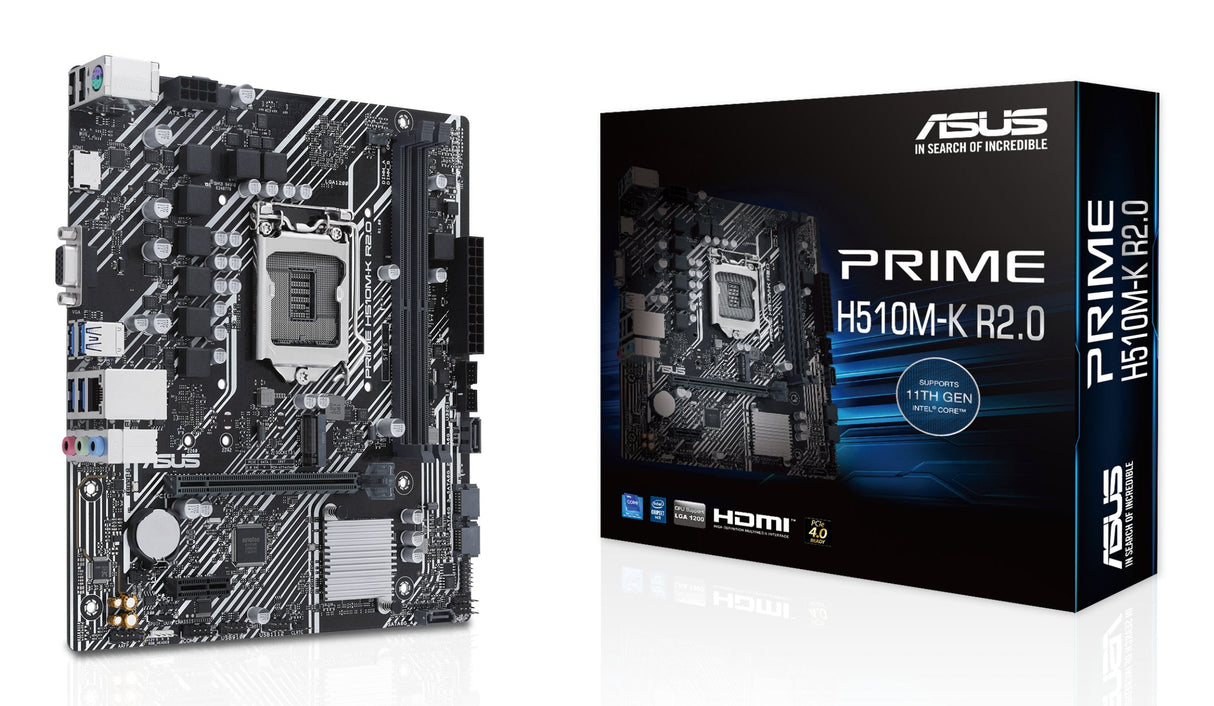 EAN 4711387113189 - ASUS PRIME H510M-K R2.0 Intel H510 LGA 1200 (Socket H5) micro ATX imagen 1