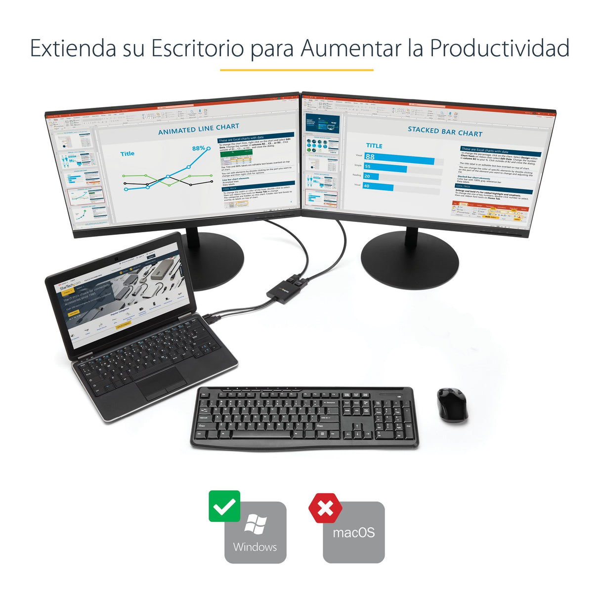 EAN 0065030860574 - StarTech.com MSTDP122DP divisor de video imagen 17