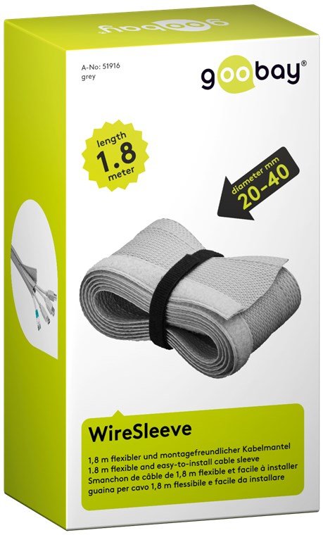 EAN 4040849519161 - Goobay 51916 pasacables Gris imagen 3