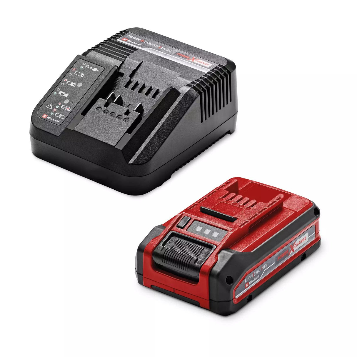 Taladro Einhell Percutor Inalámbrico Profesional Tp-Hd 18/28 Li Bl+4, 18 Voltios Rojo/Negro, Batería De Iones De Litio 3,0 Ah, Juego De Accesorios De 4 Piezas, Estuche Electrónico S 4514274