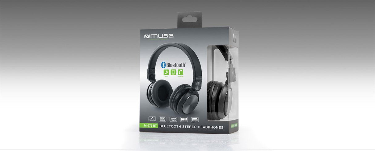 EAN 3700460205942 - Muse M-276BT auricular y casco Auriculares Inalámbrico y alámbrico Diadema Llamadas/Música Bluetooth Negr imagen 6