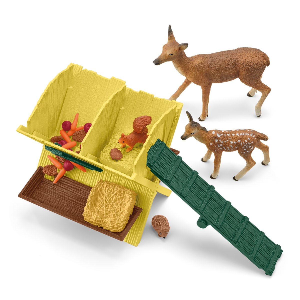 Figura Schleich Farm World Alimentando A Los Animales Del Bosque 42658