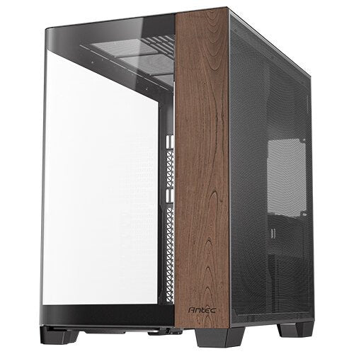 Caja Pc Antec C8 Curve Wood E-Atx Negro 2xvent 160 Mm 1x140mm 2xusb Sn Fuente