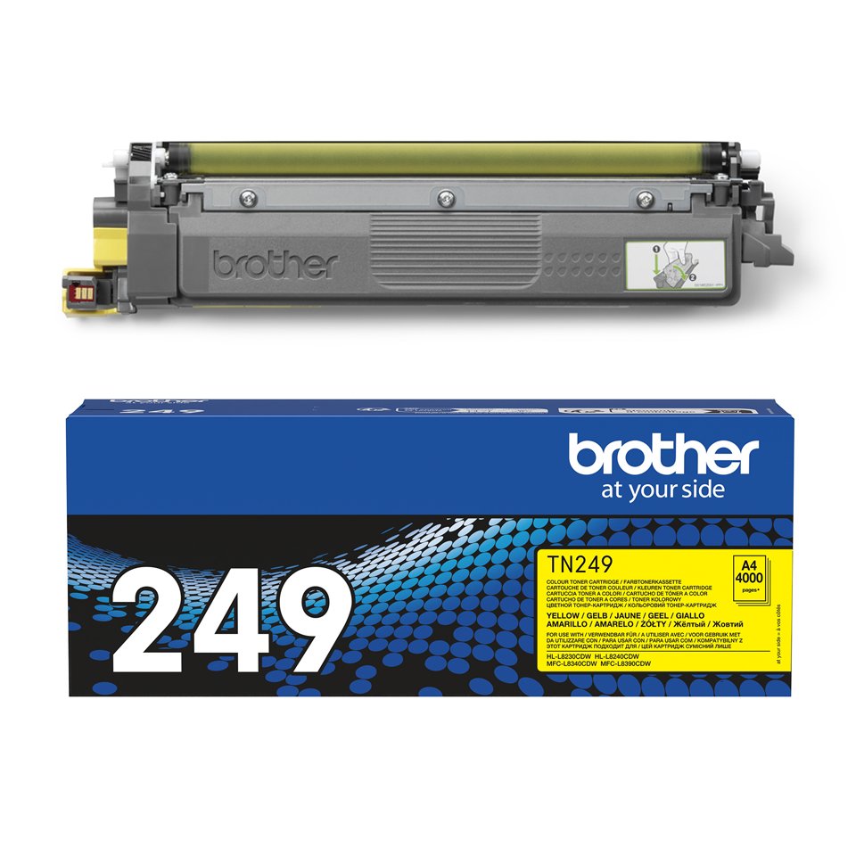 EAN 4977766821858 - Brother TN-249Y cartucho de tóner 1 pieza(s) Original Amarillo imagen 3