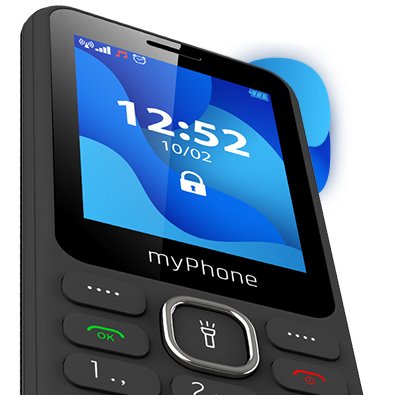 EAN 5902983617112 - myPhone 6320 6,1 cm (2.4") Negro Teléfono para personas mayores imagen 2