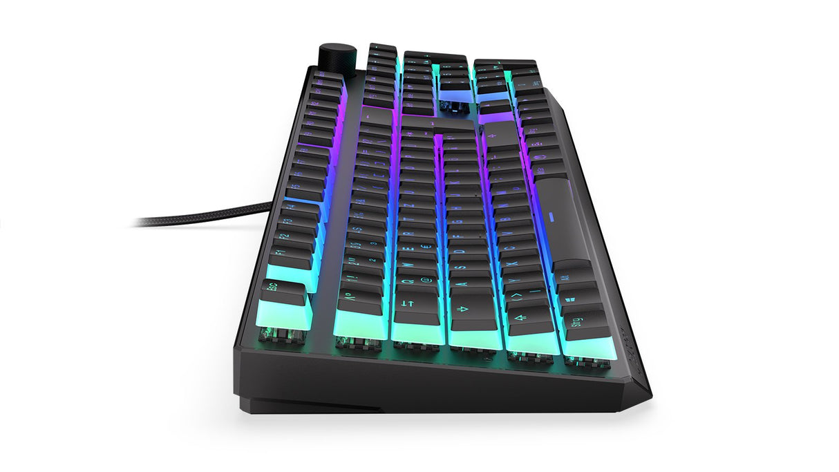 Teclado Alemán Endorfy Thock Usb Qwertz Negro