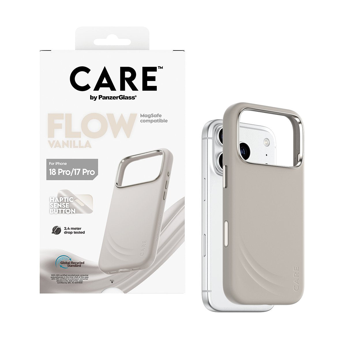 Care By Panzerglass Flow Case Vanilla M. Magsafe Iphone 17 Pro