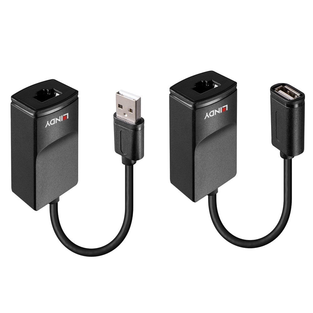 EAN 4002888433655 - Lindy 43365 ampliador de red Transmisor y receptor de red Negro imagen 1