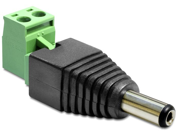 Delock Adaptador Dc 5,5 X 2,1 Mm Macho > Terminalblock 2 Pin