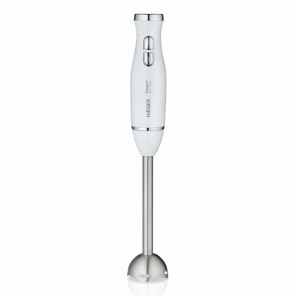EAN 5608475016363 - Haeger HB-400.021A licuadora Batidora de inmersión 400 W Plata, Blanco imagen 1