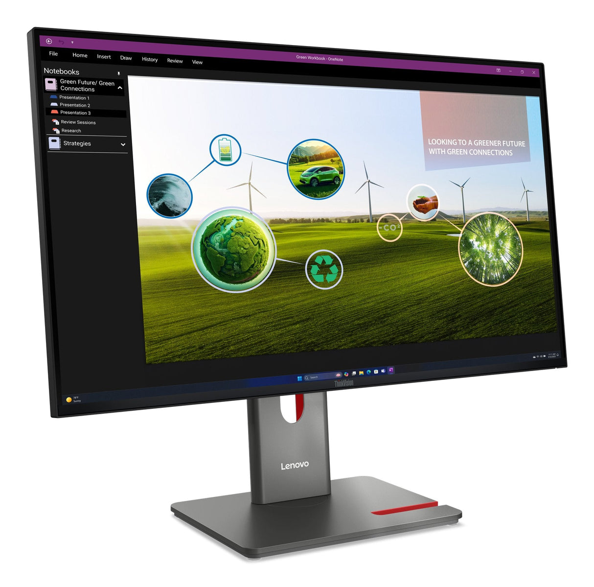 Lenovo Thinkvision P27q-40 Pantalla Para Pc 68,6 Cm (27") 2560 X 1440 Pixeles Quad Hd Led Negro