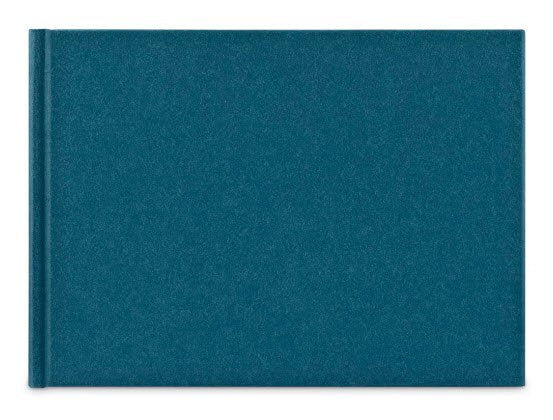 Hama Wrinkled Buchalbum 24x17 36 Weisse Seiten, Blau 7612