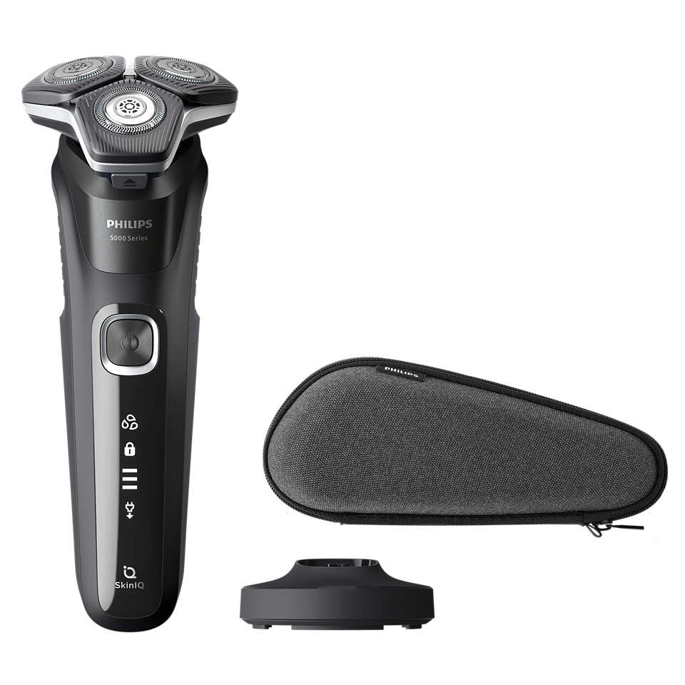 EAN 8720689008082 - Philips SHAVER Series 5000 S5898/35 afeitadora Máquina de afeitar de rotación Recortadora Negro imagen 1