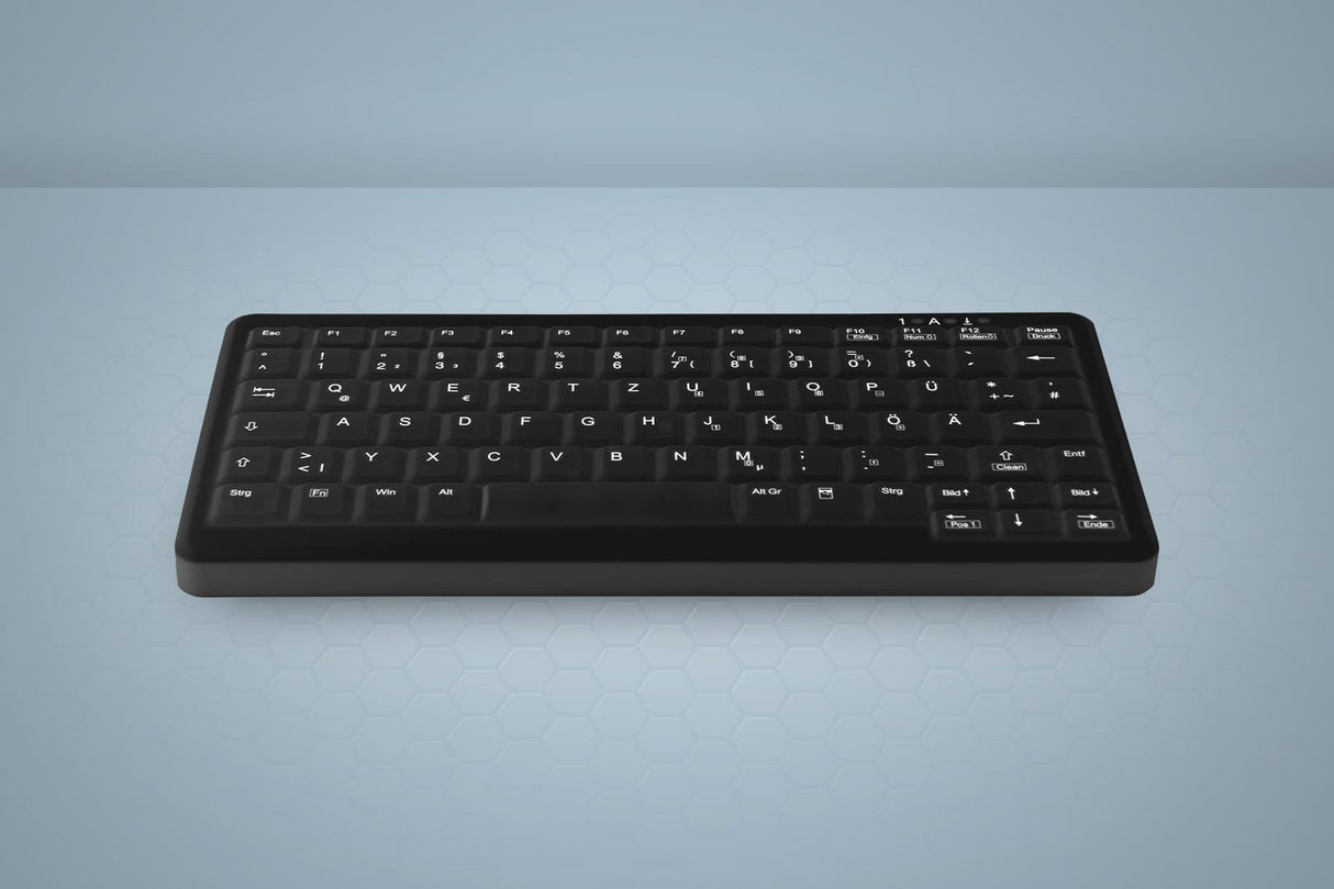 Teclado Aleman Cherry Active Key Mta Ak-C4110 Con Cable Negro