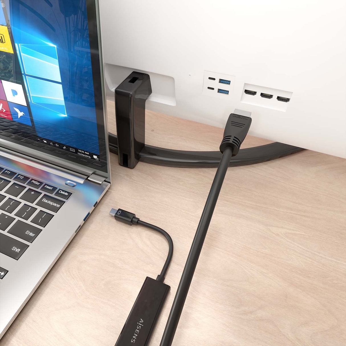 EAN 8435739902028 - AISENS A125-0890 adaptador de cable de vídeo 5 m Mini DisplayPort HDMI tipo A (Estándar) imagen 4