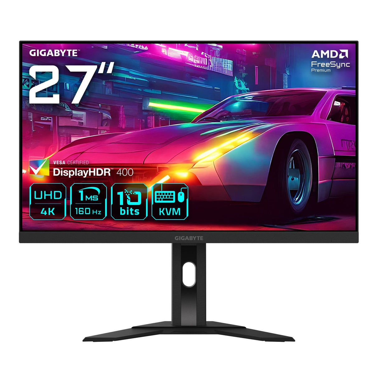 EAN 4719331860837 - GIGABYTE M27UA pantalla para PC 68,6 cm (27") 3840 x 2160 Pixeles 4K Ultra HD LED Negro imagen 1