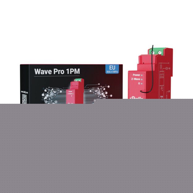 EAN 3800235269107 - Shelly Qubino Wave PRO 1PM alimentación del relé Rojo imagen 2