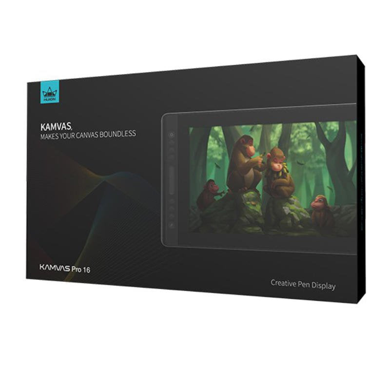 EAN 6930444801205 - HUION Kamvas Pro 16 tableta digitalizadora Negro 5080 líneas por pulgada 344,16 x 193,59 mm USB imagen 2