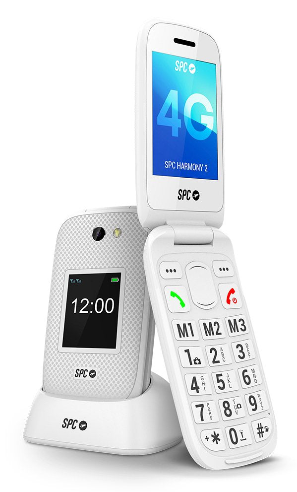 Spc Harmony 2 4g Telefono Movil Para Mayores - Teclas Grandes - Radio Fm- Boton De Sos - 3 Memorias Directas - Linterna