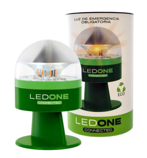 EAN 8437015487076 - LED One 103886-2 lámpara de emergencia Verde imagen 2