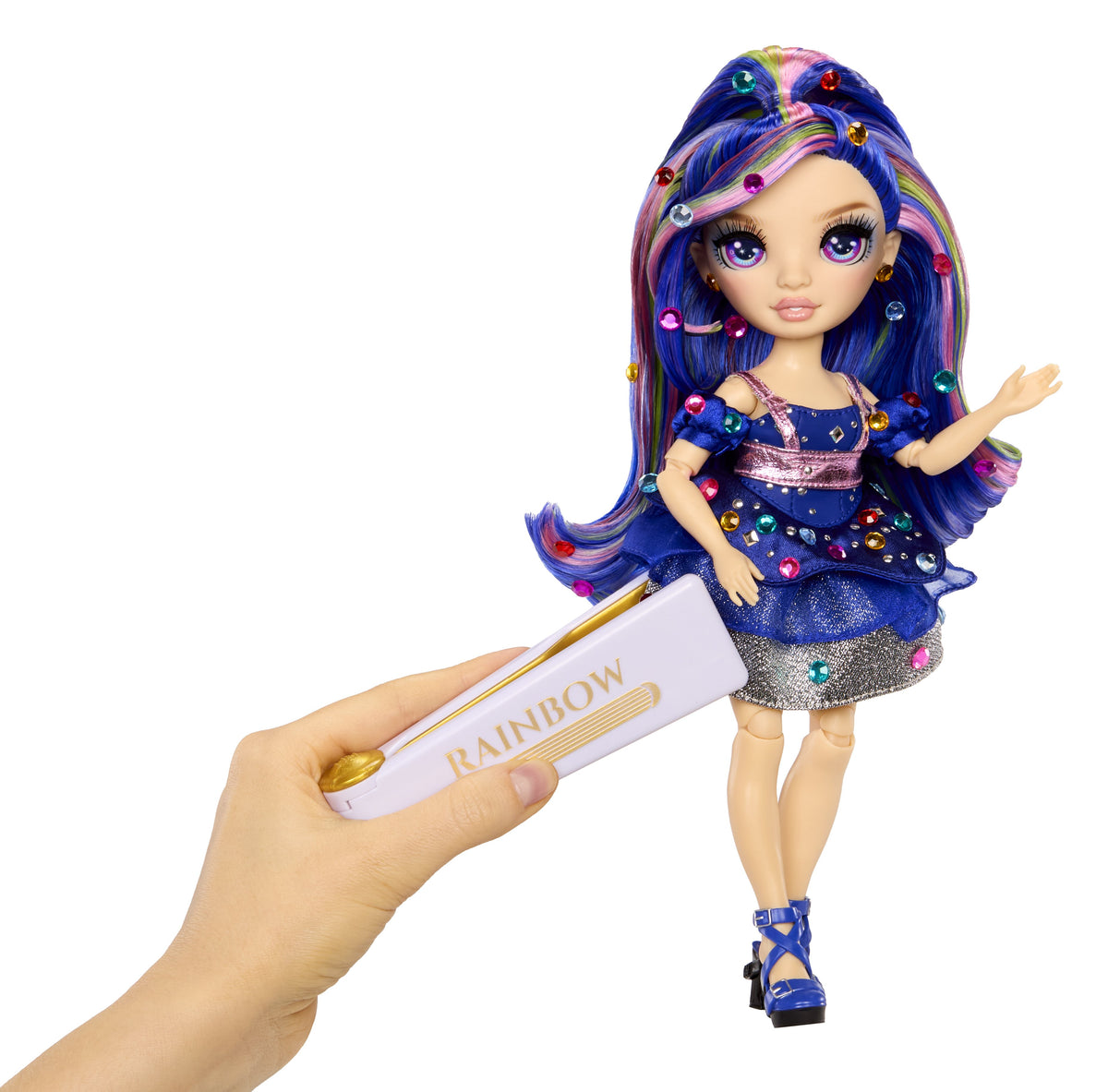 EAN 0035051597810 - Rainbow High Be Dazzling Fashion Dolls- Genevieve Bleue (Blue) imagen 4