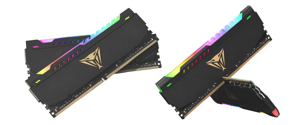 Memoria Ram Patriot Viper Steel Rgb Series Ddr4 16gb 2x8gb Kit 3200mhz Dimm