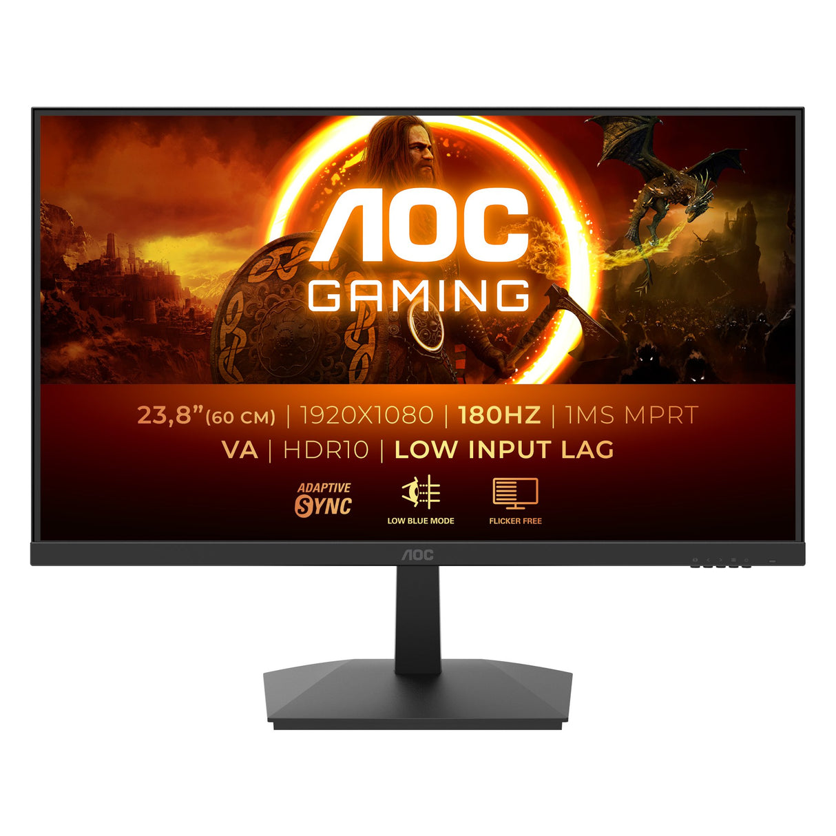EAN 4038986142281 - AOC G1 24G15N2 pantalla para PC 60,5 cm (23.8") 1920 x 1080 Pixeles Full HD LCD Negro imagen 1