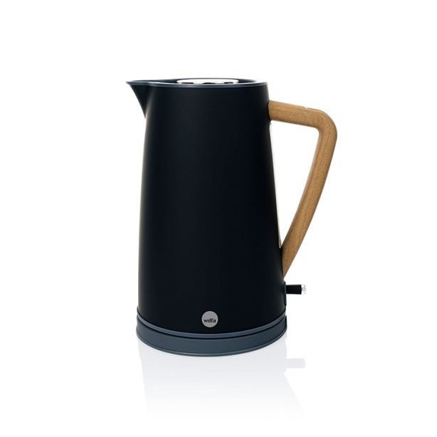Wilfa Wasserkocher Spring Wkr-2000b (Negro (Matt), 2.200 Watt, 1,7 Liter) 609955