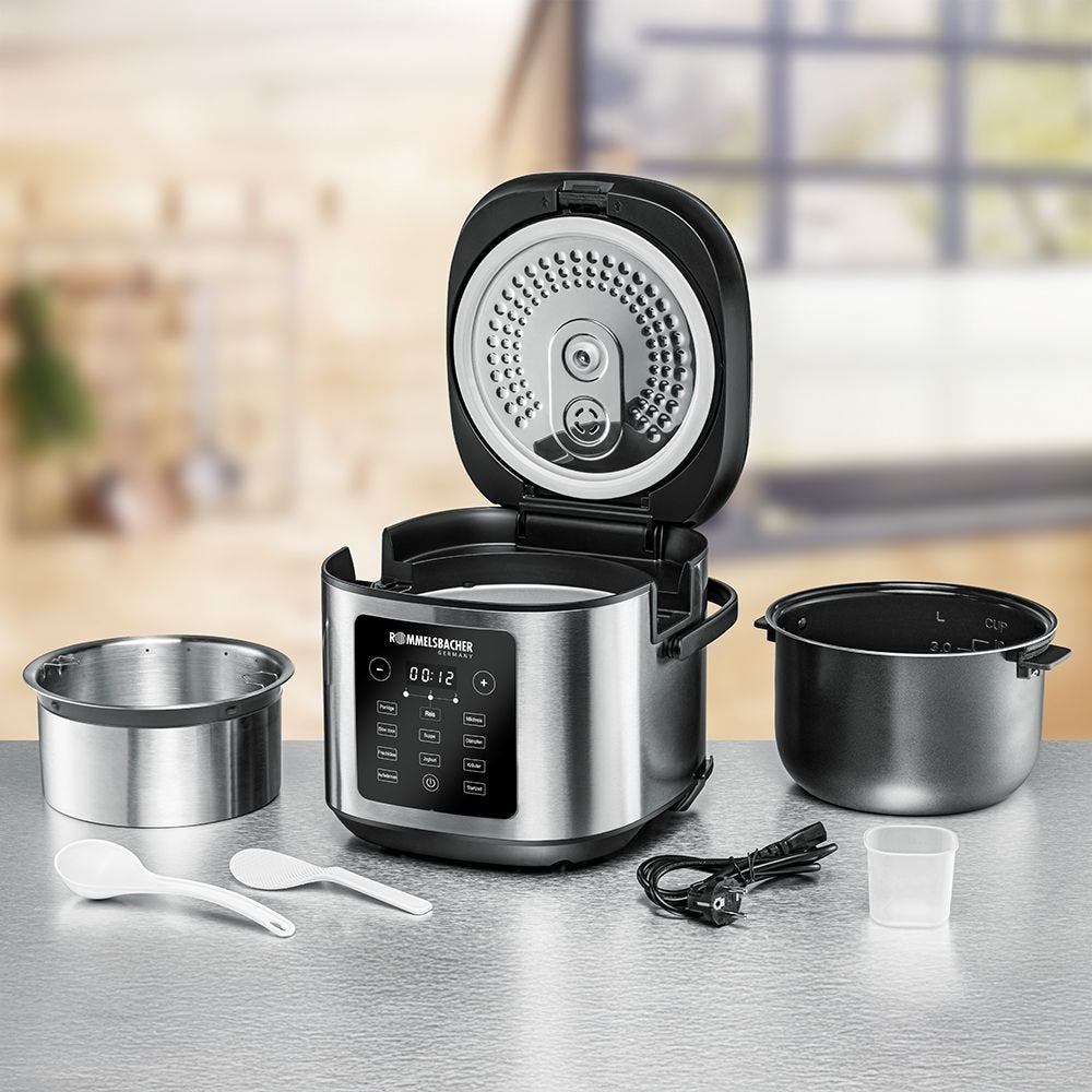 Rommelsbacher Multi-Reiskocher Mrk 950 (Edelstahl/Negro, 860 Watt, 5 Liter) Mrk 950