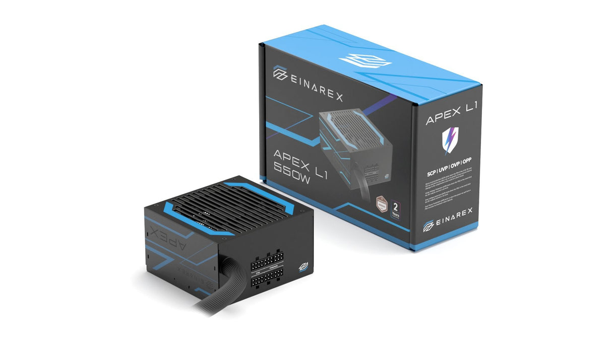 Fuente Alimentacion Atx 550w Einarex Apex L1 80+ Bronze