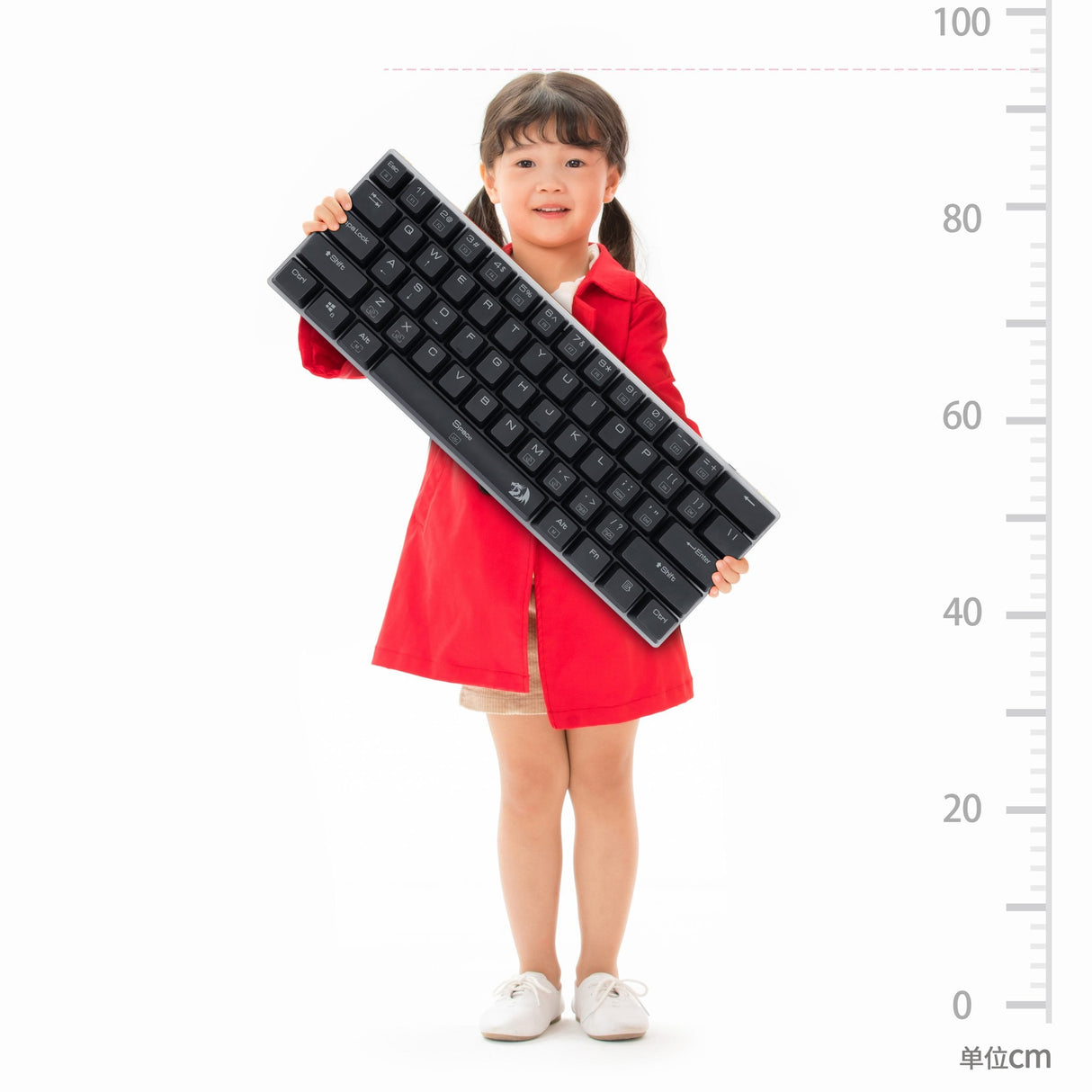 Redragon Alien Teclado Gigante Mecánico Gaming Rgb Switch Azul English Layout