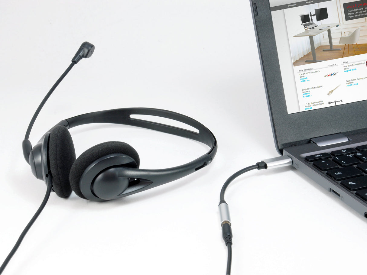 EAN 4015867223659 - Equip 133474 cable de teléfono móvil Negro, Plata 0,15 m imagen 2