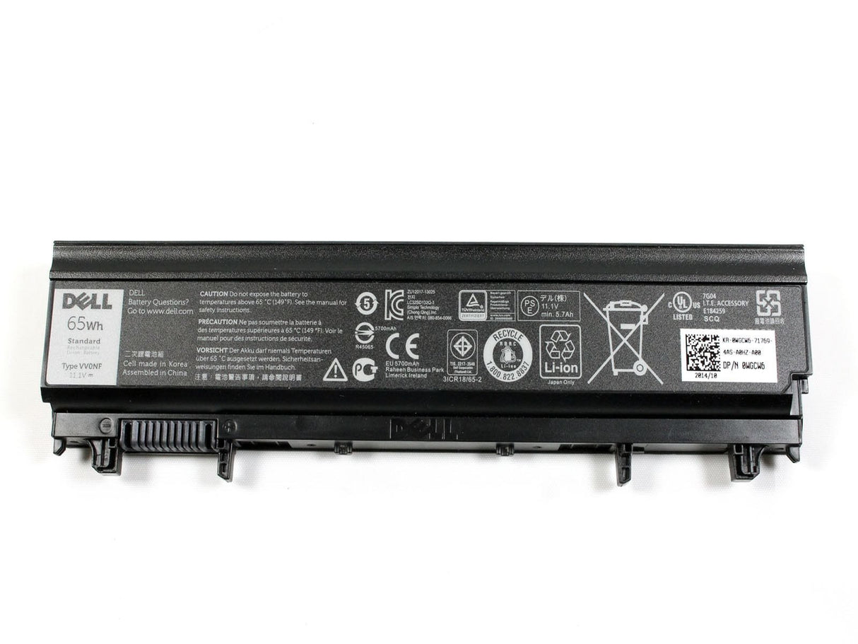 EAN 5711045921667 - DELL WGCW6 refacción para laptop Batería imagen 1