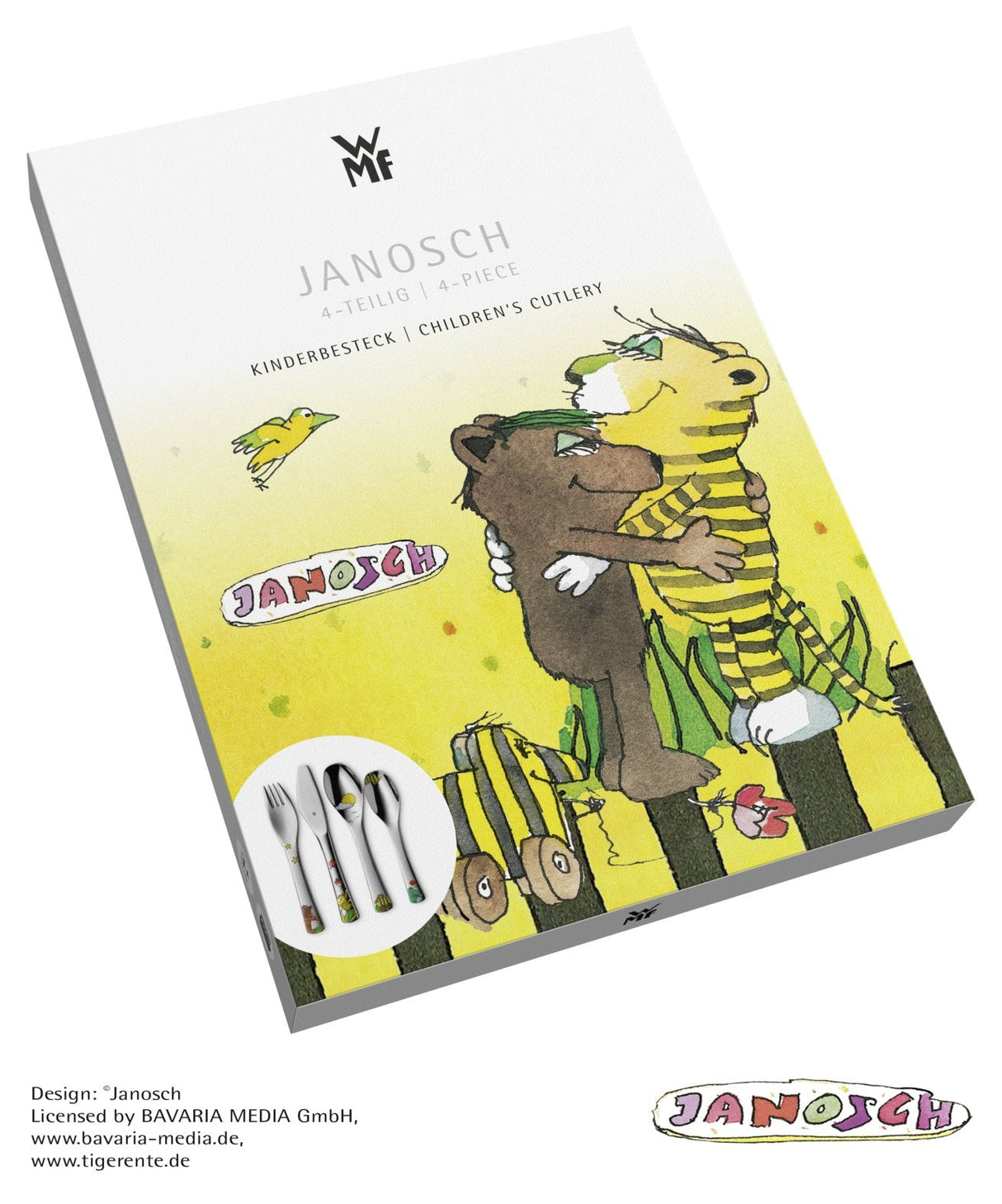Wmf 1294106040 Janosch Kinderbesteck Set 4-Teilig