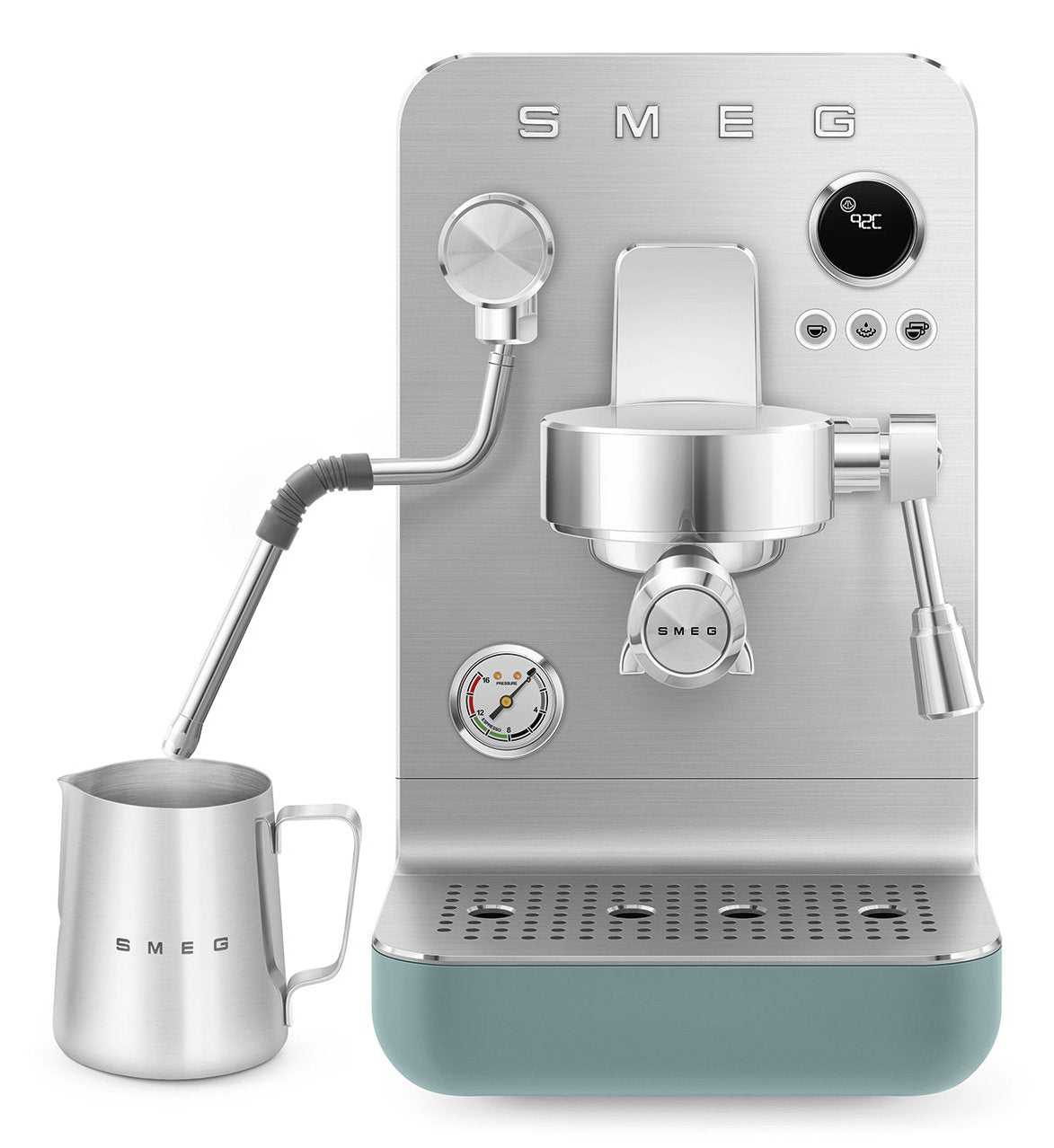 Smeg Espresso Coffee Machine Collection Emerald Green Emc02egmeu