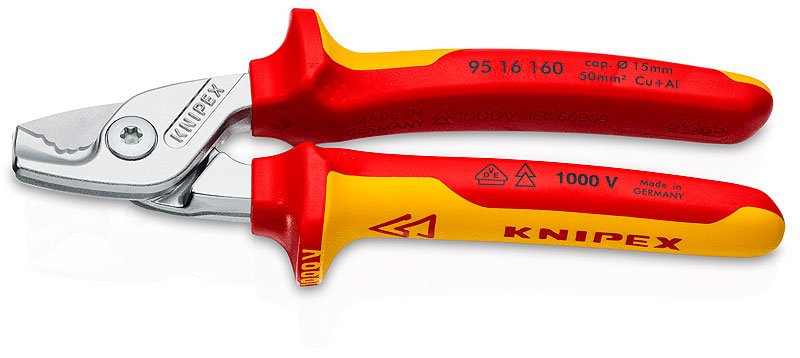 Knipex Stepcut® Kabelschere 160 Mm, Vde