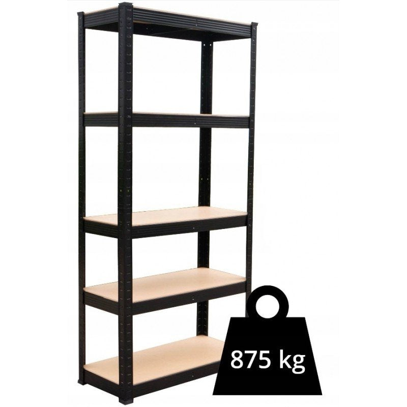 EAN 5902838469880 - Topeshop REGAŁ P9030 CZARNY soporte para almacenar herramientas de jardín Independiente Acero galvanizado imagen 2