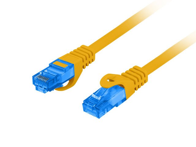 EAN 5901969424676 - Lanberg PCF6A-10CC-0050-O cable de red Naranja 0,5 m Cat6a S/FTP (S-STP) imagen 1