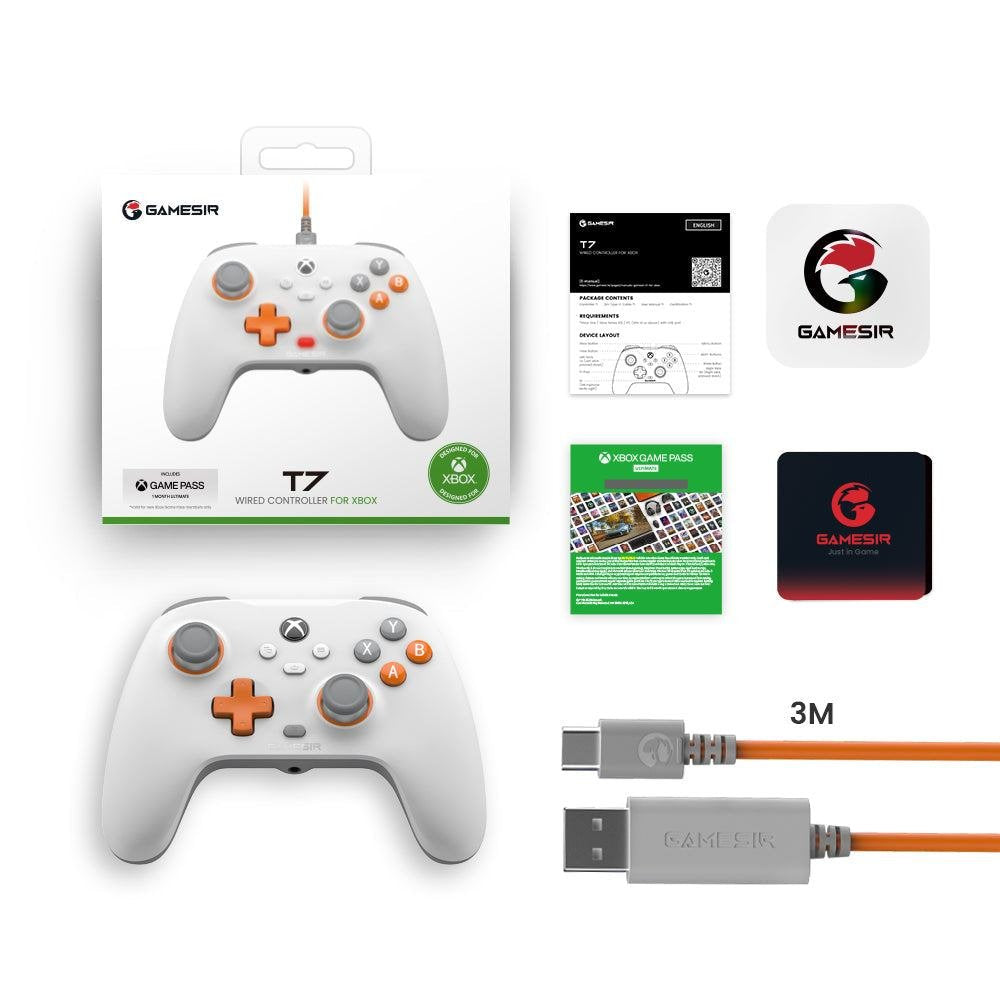 Gamesir Controller T7 Cablegehnden Creamsicle Blanco Xbox